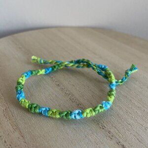 Esperanza Bracelet, anklet, trendy, comfortable, tie, embroidery thread, woven,
